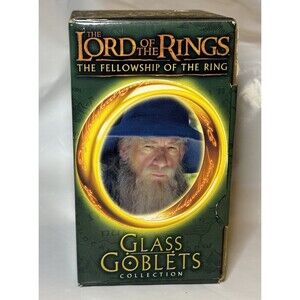 NEW Lord of the Rings Light Up Gandalf Wizard Fellowship Glass Goblet